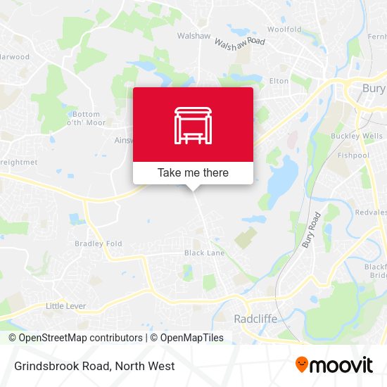 Grindsbrook Road map