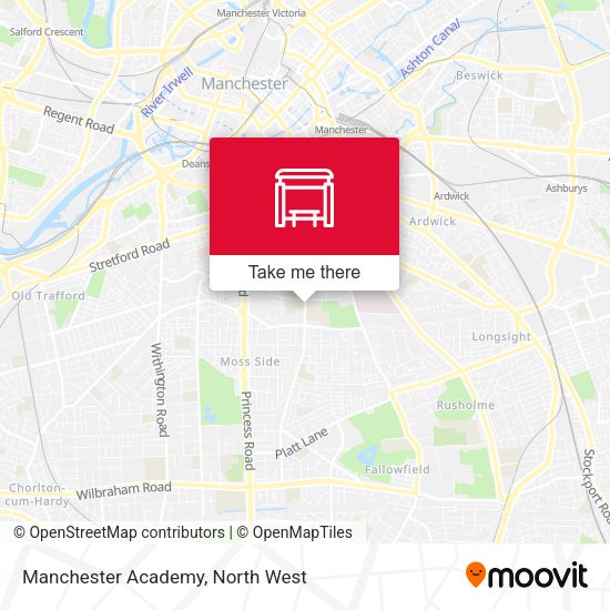 Manchester Academy map