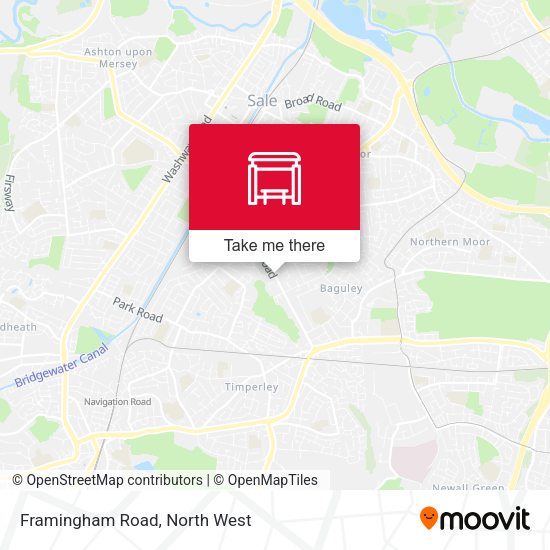 Framingham Road map