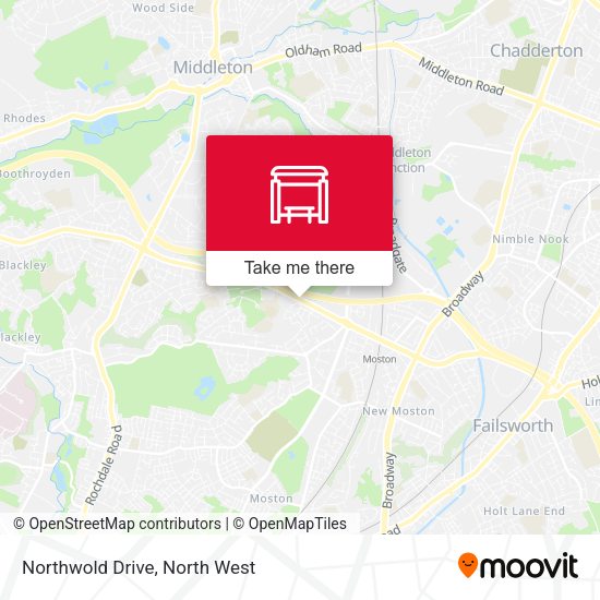 Northwold Drive map