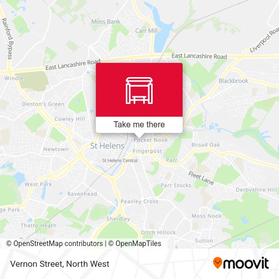 Vernon Street map
