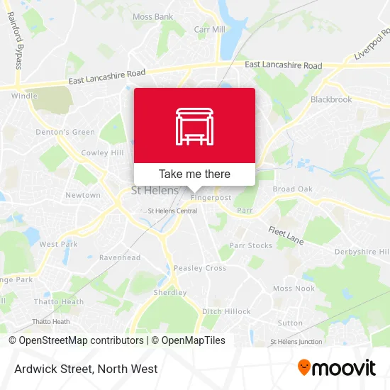 Ardwick Street map
