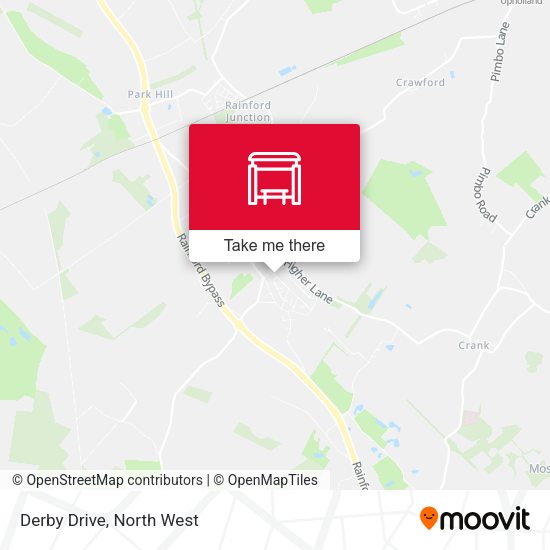 Derby Drive map