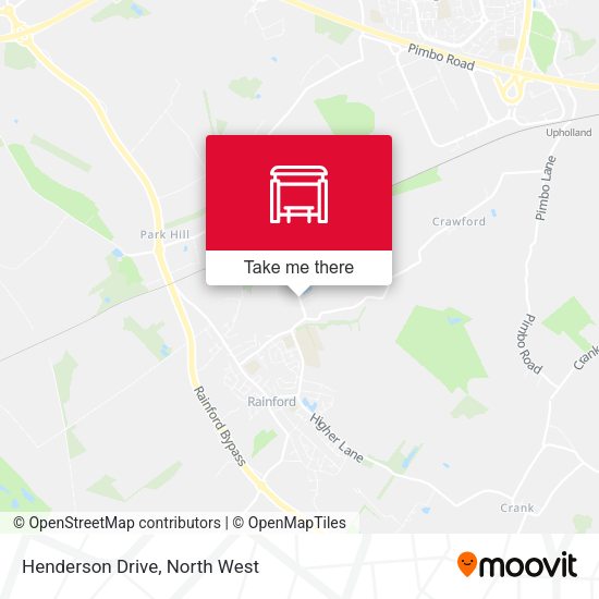 Henderson Drive map