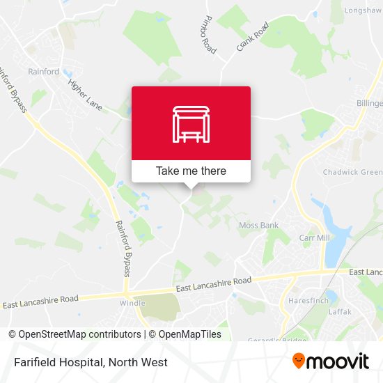 Farifield Hospital map
