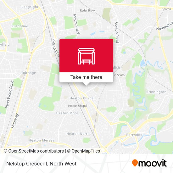 Nelstop Crescent map