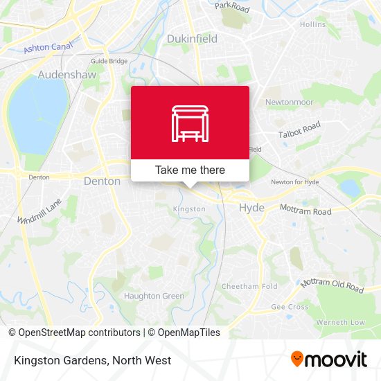 Kingston Gardens map
