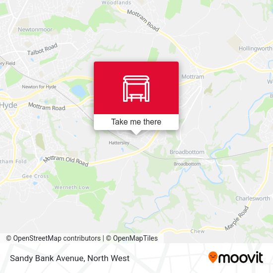 Sandy Bank Avenue map