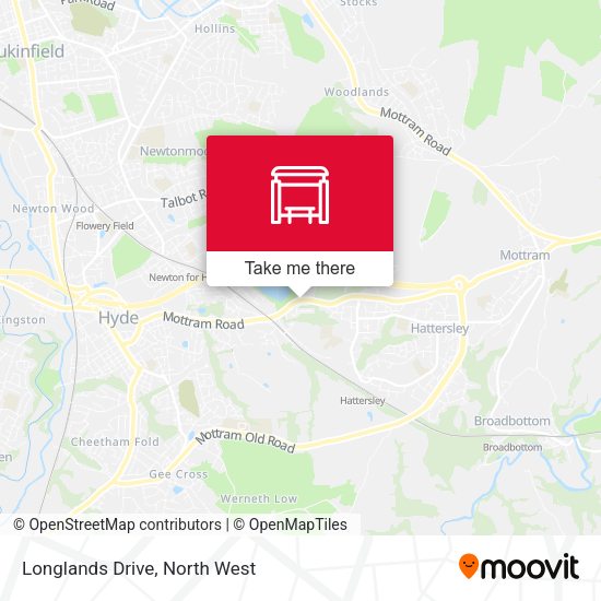 Longlands Drive map