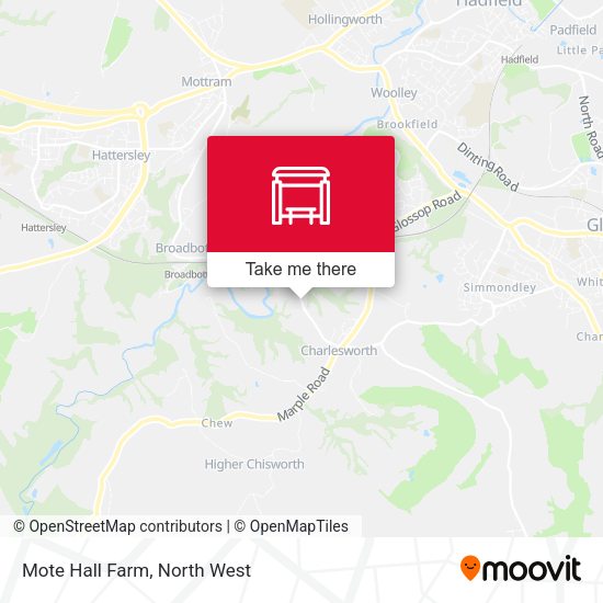 Mote Hall Farm map