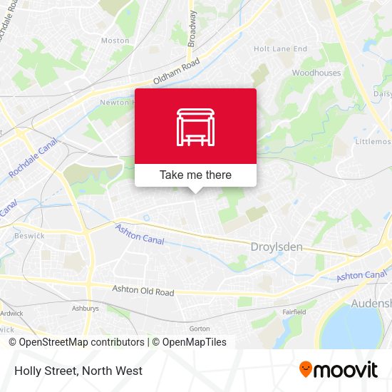 Holly Street map