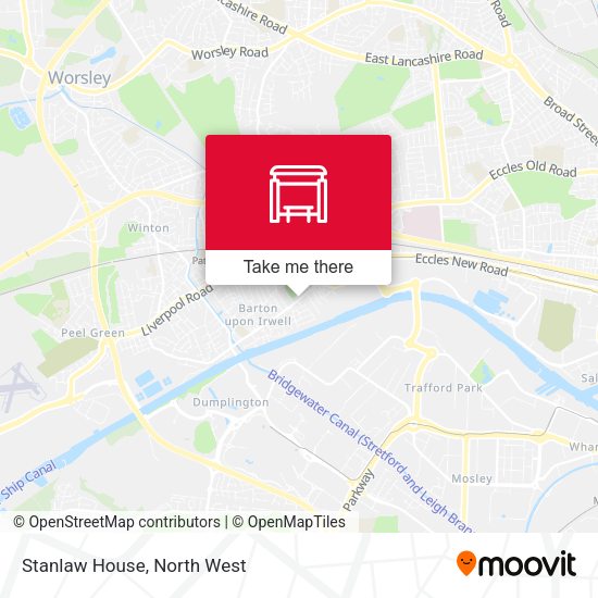 Stanlaw House map