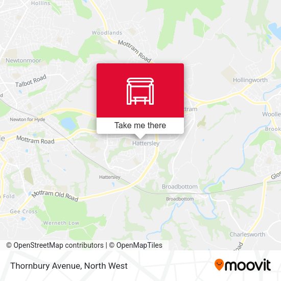 Thornbury Avenue map