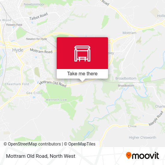 Mottram Old Road map