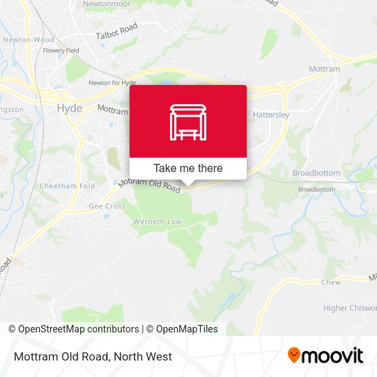 Mottram Old Road map