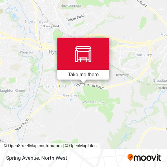 Spring Avenue map