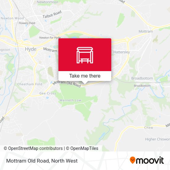 Mottram Old Road map
