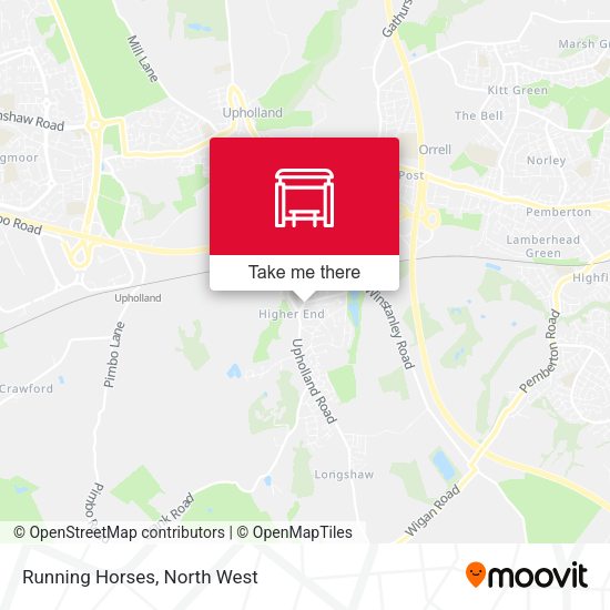 Running Horses map