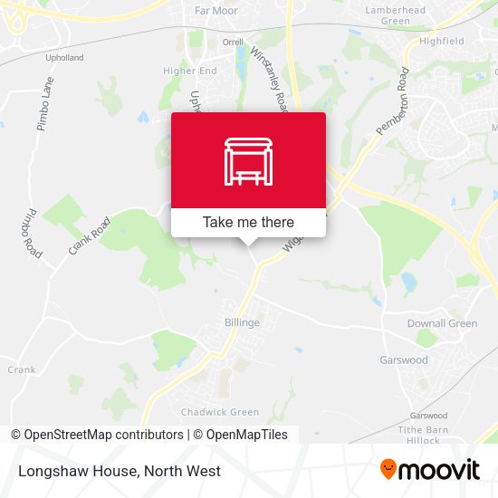 Longshaw House map