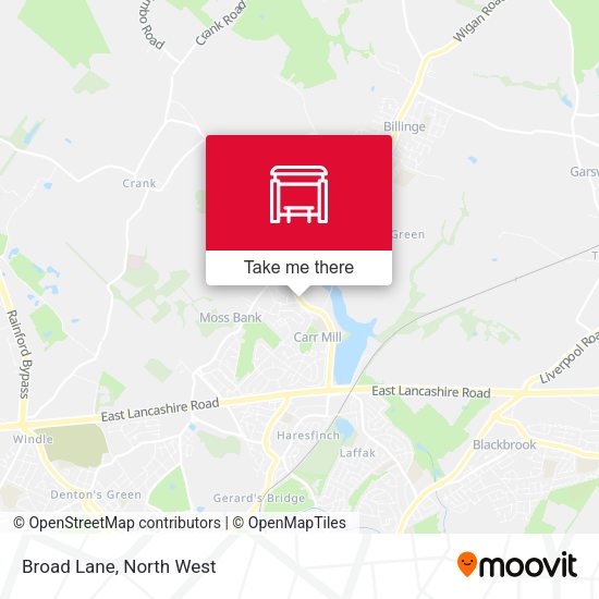 Broad Lane map