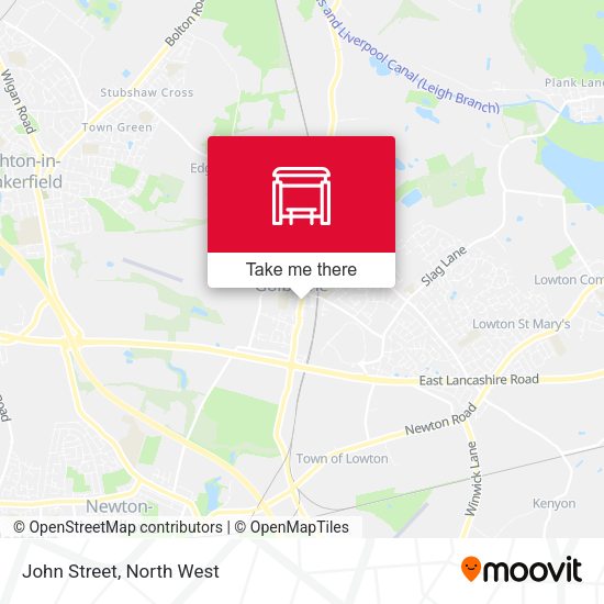 John Street map