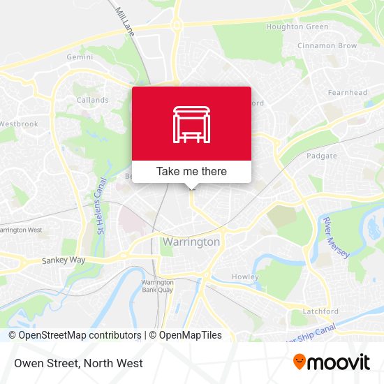 Owen Street map
