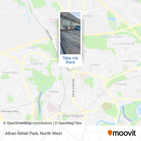 Alban Retail Park map