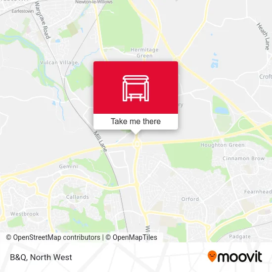 B&Q map