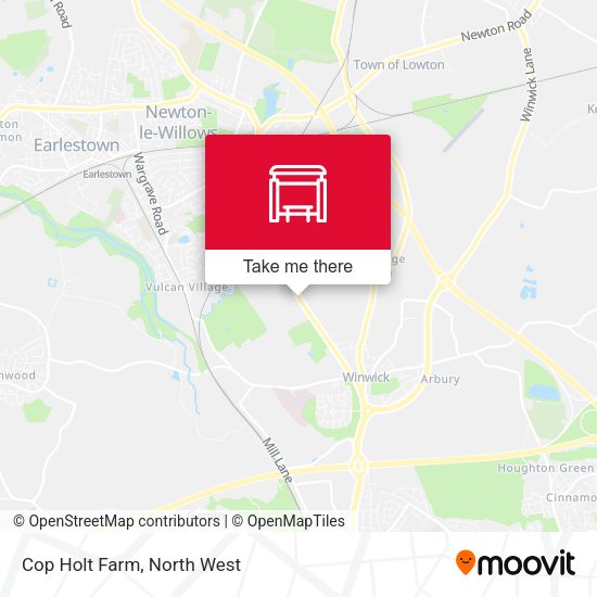 Cop Holt Farm map