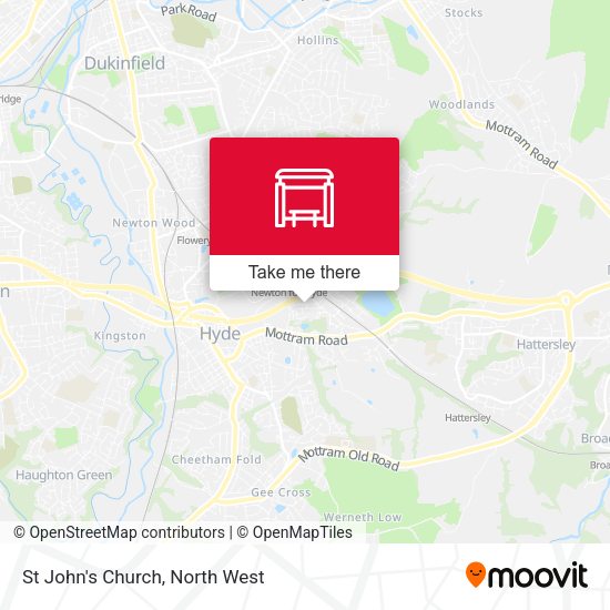 St John's Church map