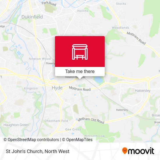 St John's Church map