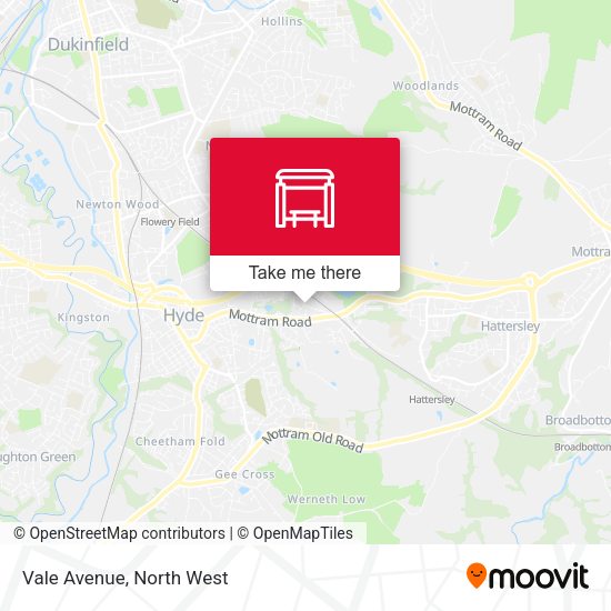 Vale Avenue map