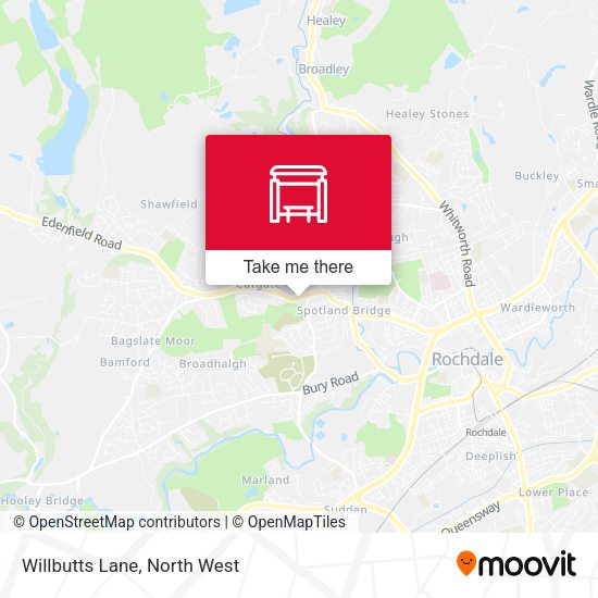 Willbutts Lane map