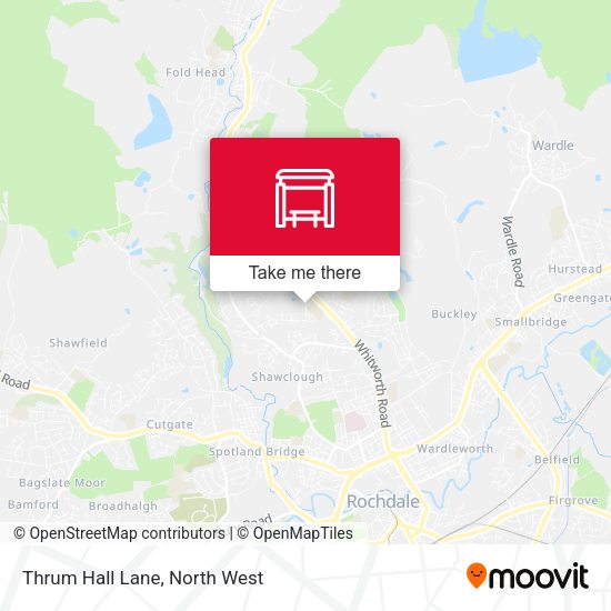 Thrum Hall Lane map