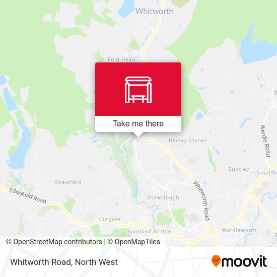 Whitworth Road map