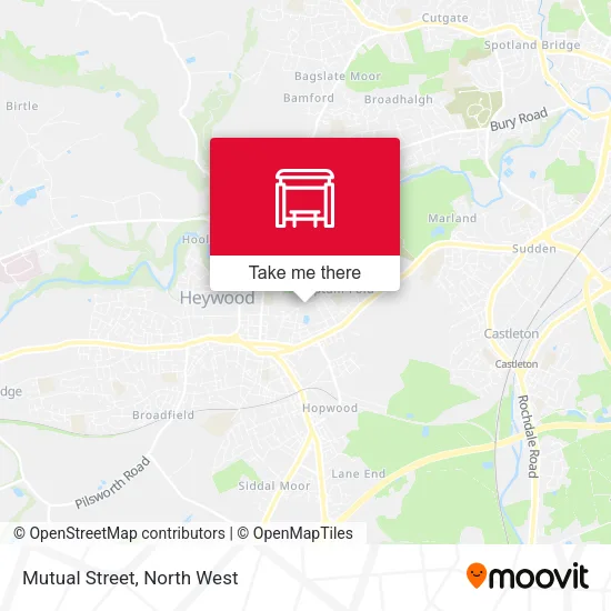 Mutual Street map