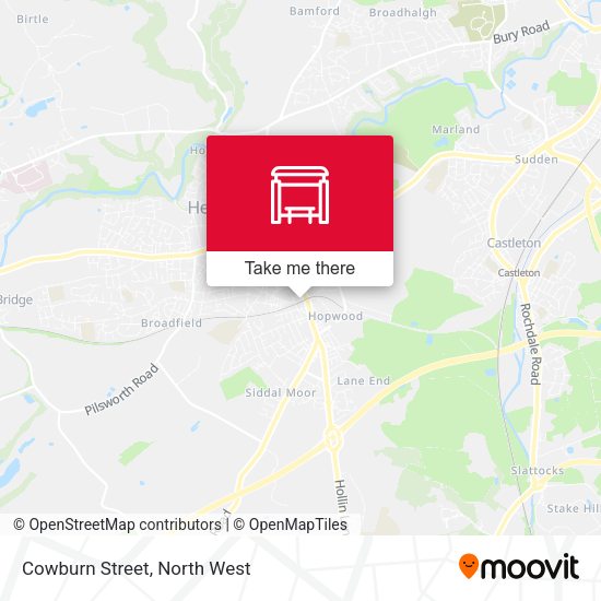 Cowburn Street map