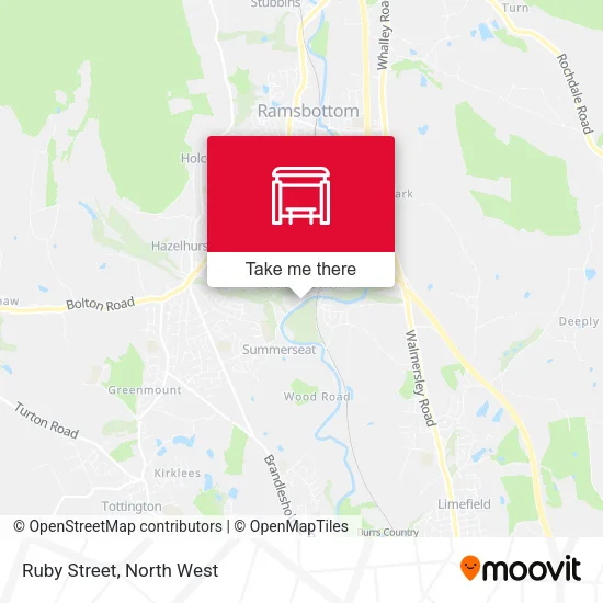 Ruby Street map