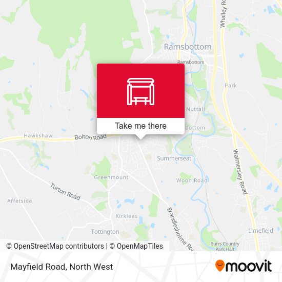 Mayfield Road map