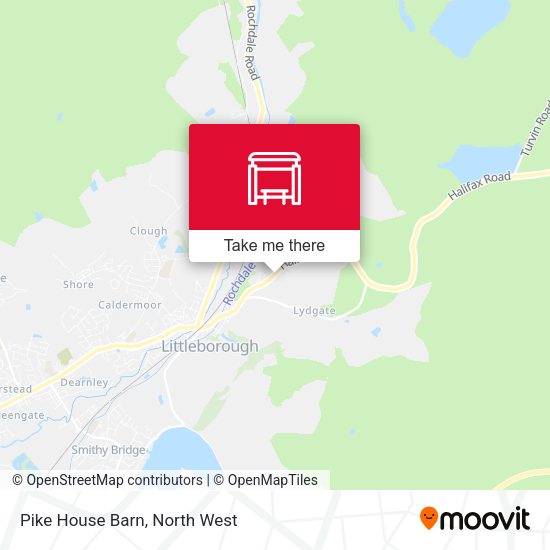 Pike House Barn map