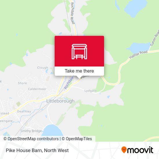 Pike House Barn map