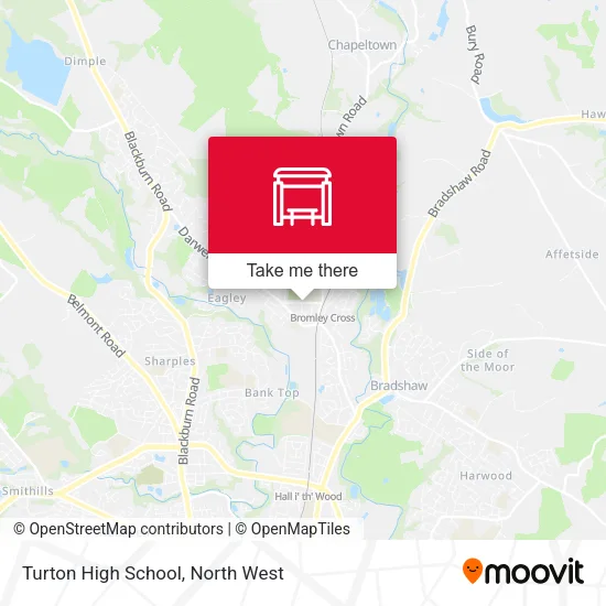Turton High School map