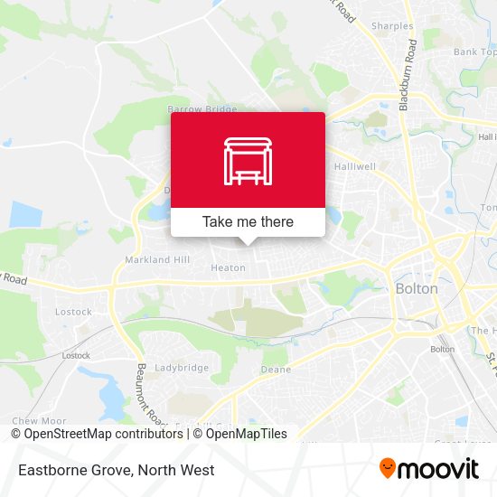 Eastborne Grove map