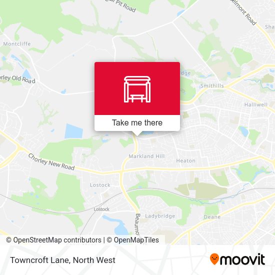 Towncroft Lane map