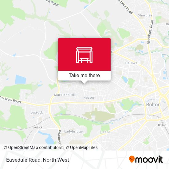 Easedale Road map