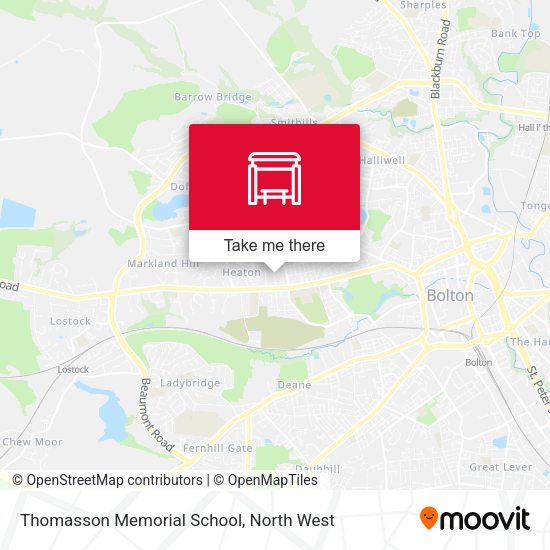 Thomasson Memorial School map
