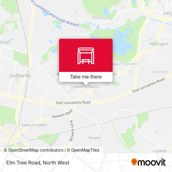 Elm Tree Road map
