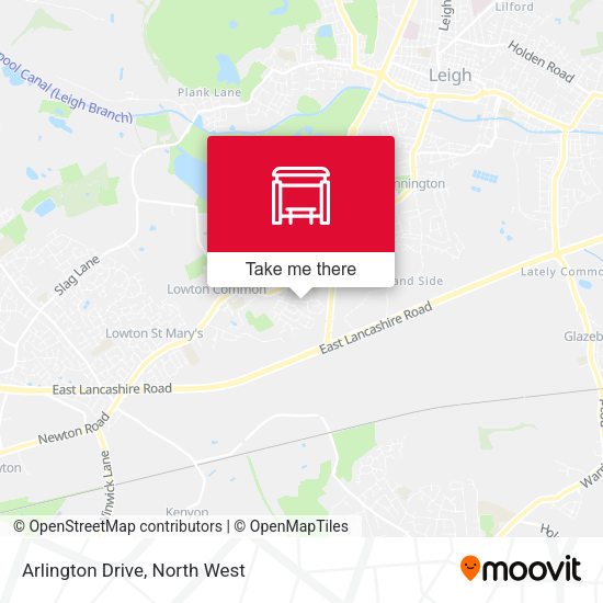 Arlington Drive map