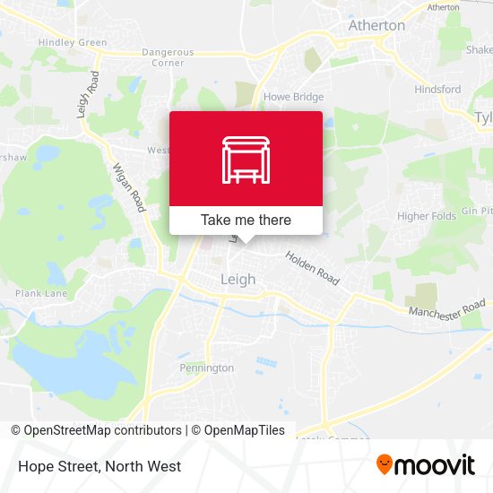 Hope Street map