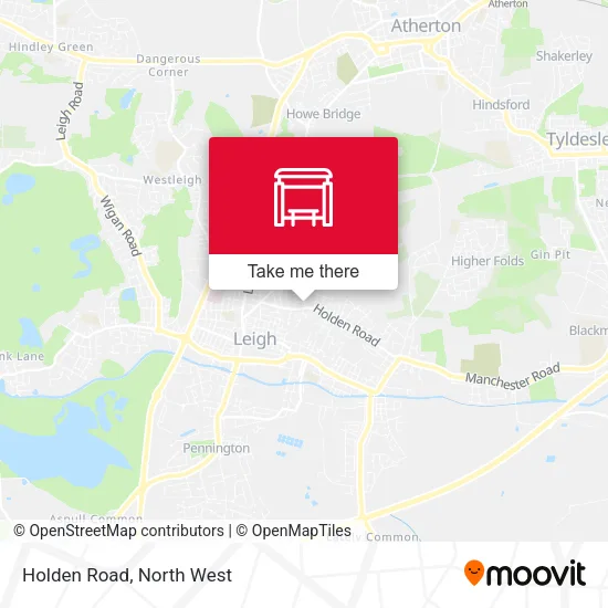 Holden Road map